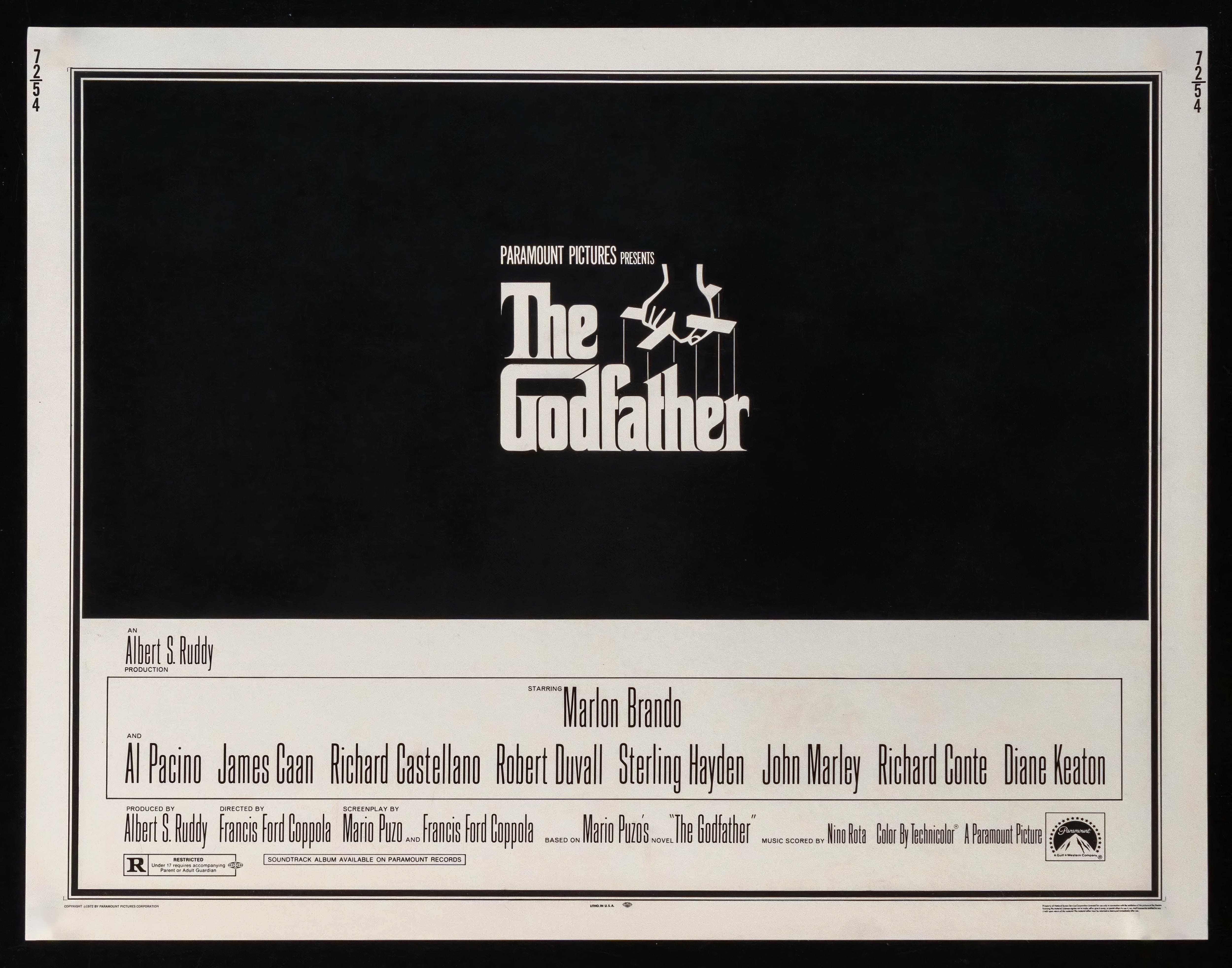 A Cinematic Masterpiece: The Godfather (1972)