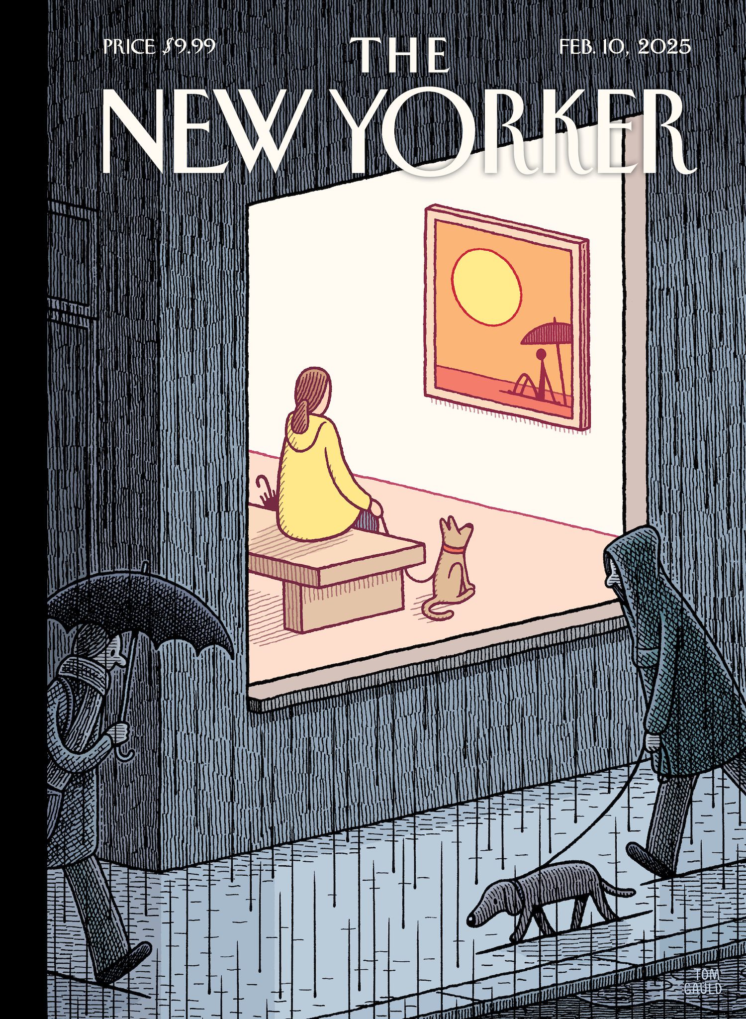 A Glimpse into the Future: The New Yorker Cover, February 10, 2025