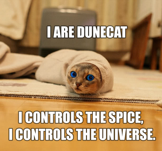 Dunecat sends you warm wishes for a thrilling Sci-Fi day!