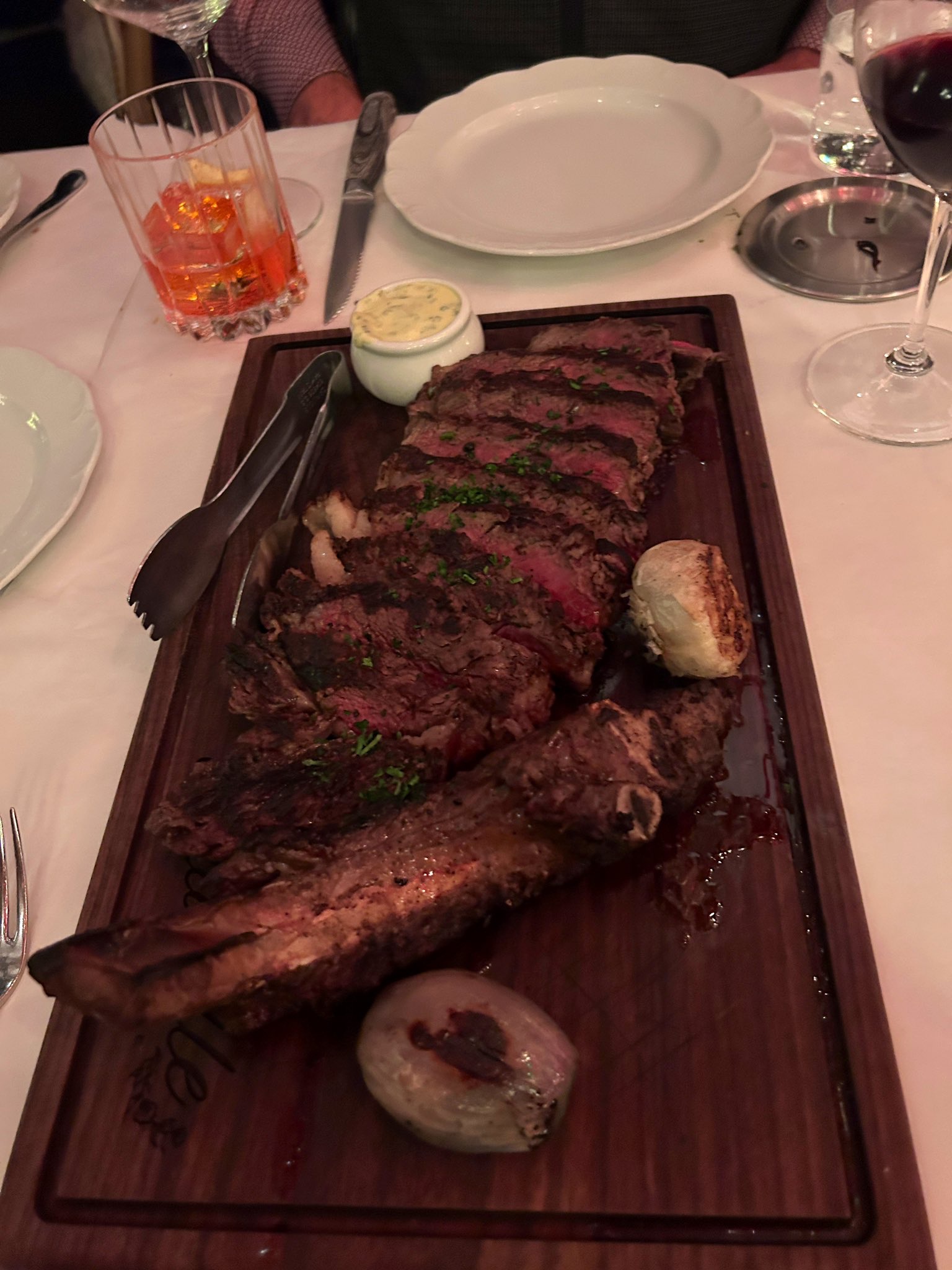 A delightful dinner date with my favorite person last night