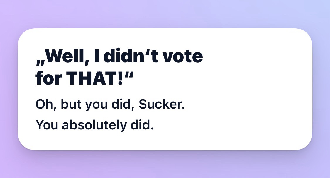 I’m pretty sure I’ll get a chance to put this to use.