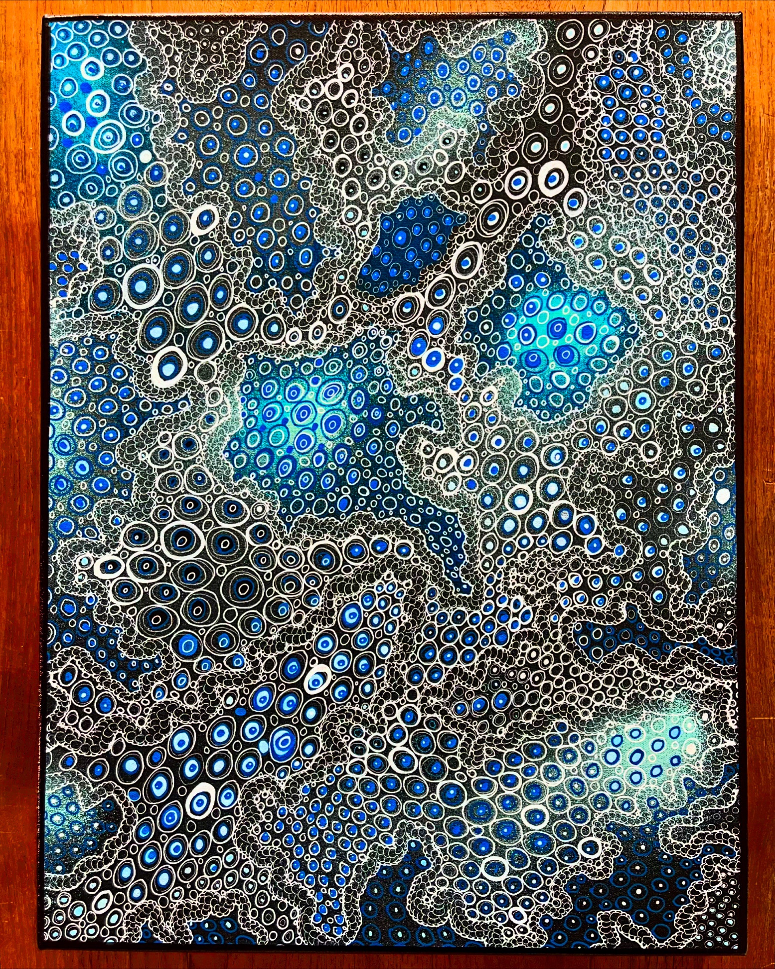 Untitled artwork - any name suggestions for this ink and acrylic piece?