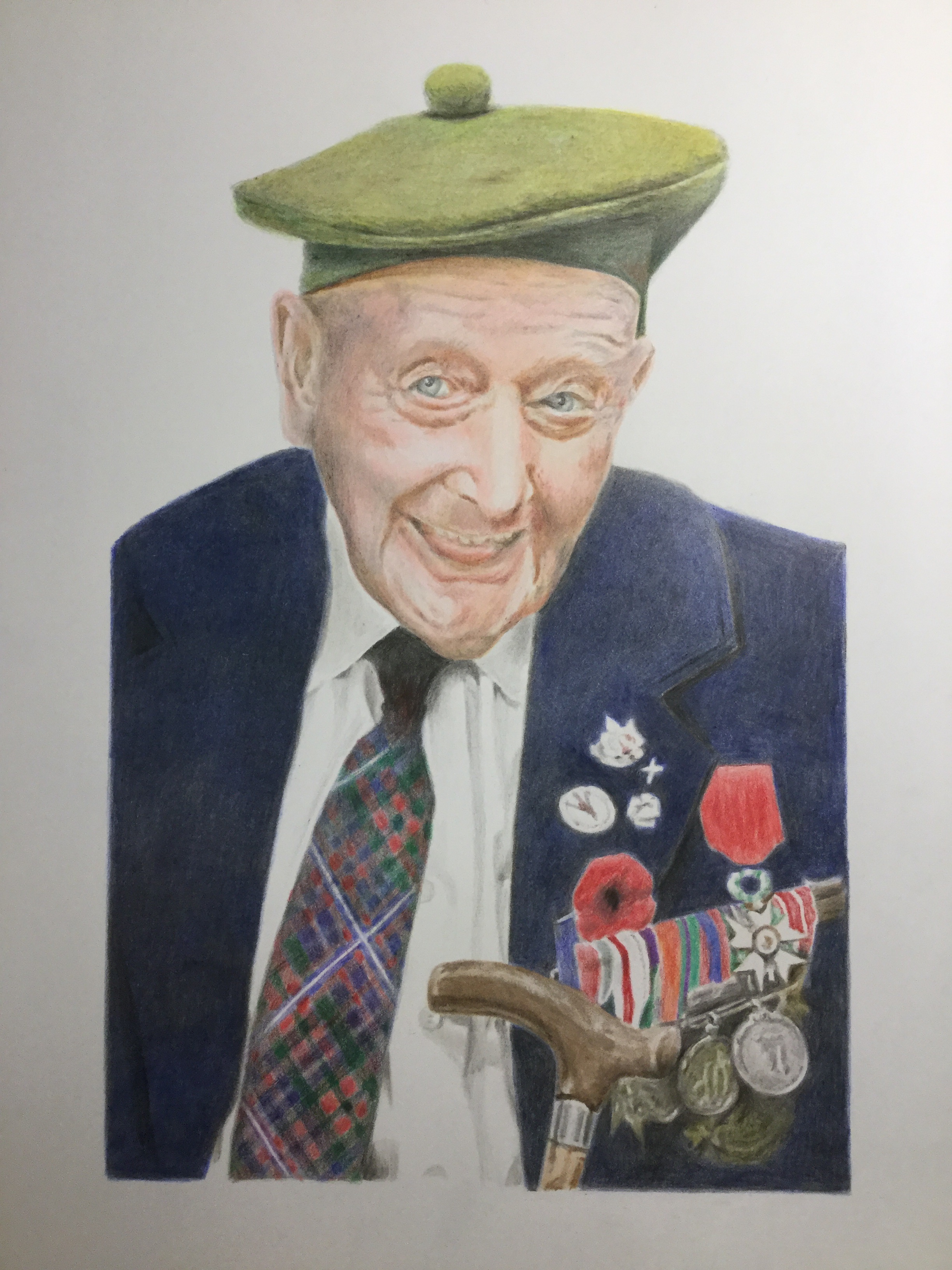 A Pencil Crayon Masterpiece by a Canadian WWII Veteran
