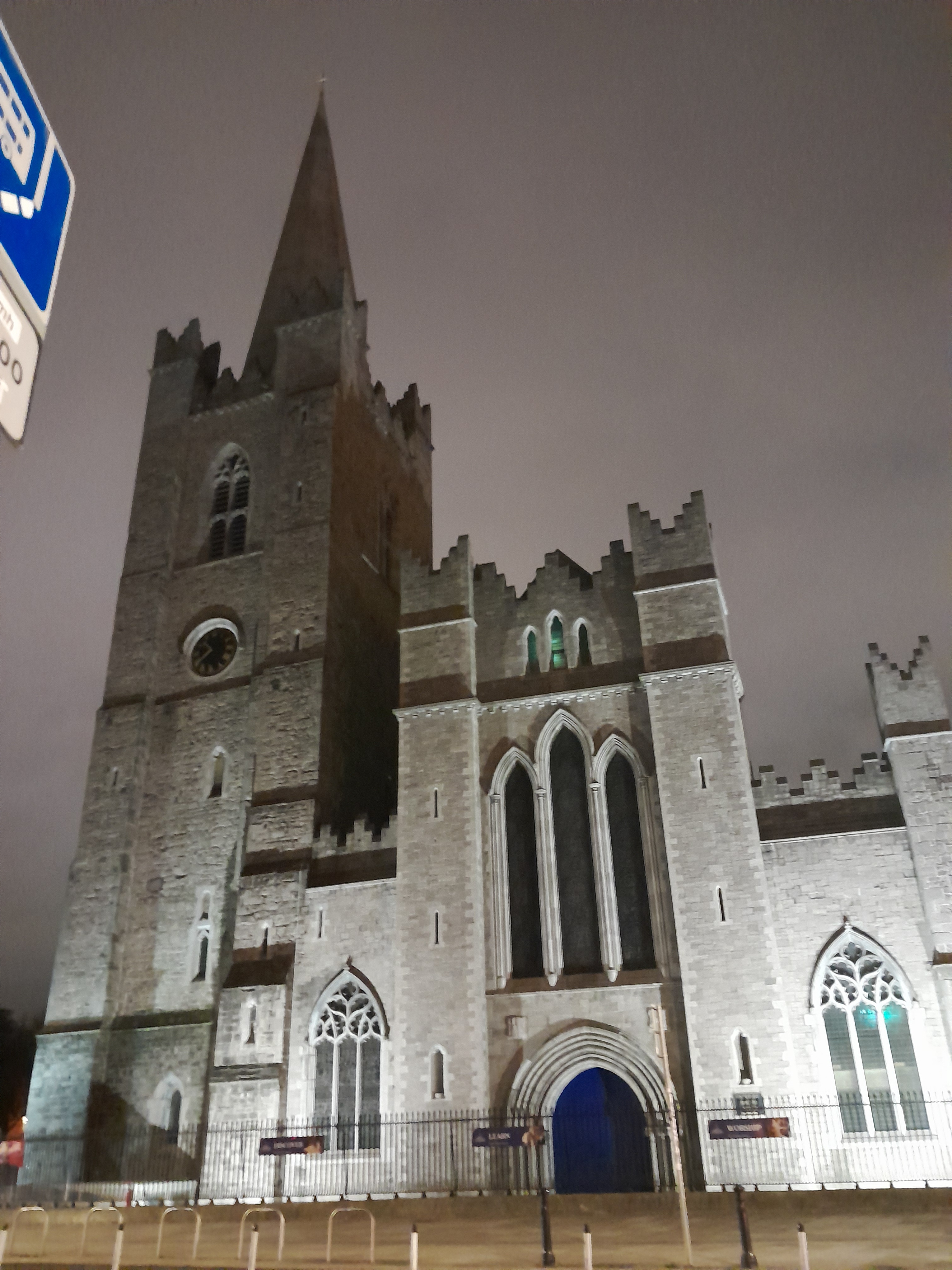 A Glimpse of St. Patrick's Cathedral in Dublin