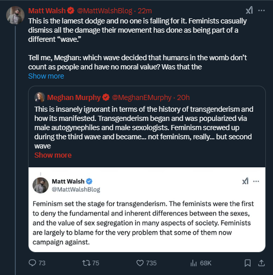 Matt Walsh's Shift: The Inevitable Turn Against TERFs and Feminists