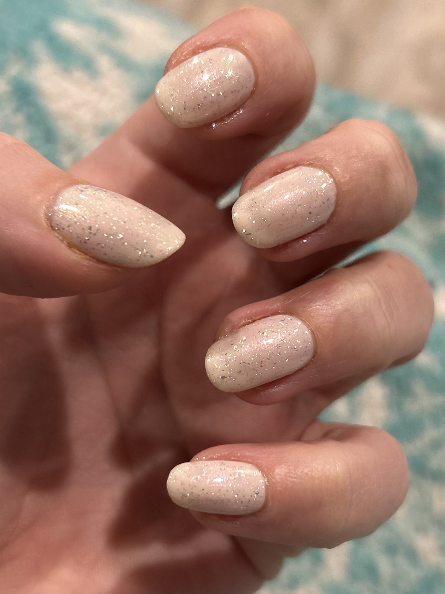December 28, 2024: The Perfect Nail Color Combo - Essie Ballet Slippers with Shimmer