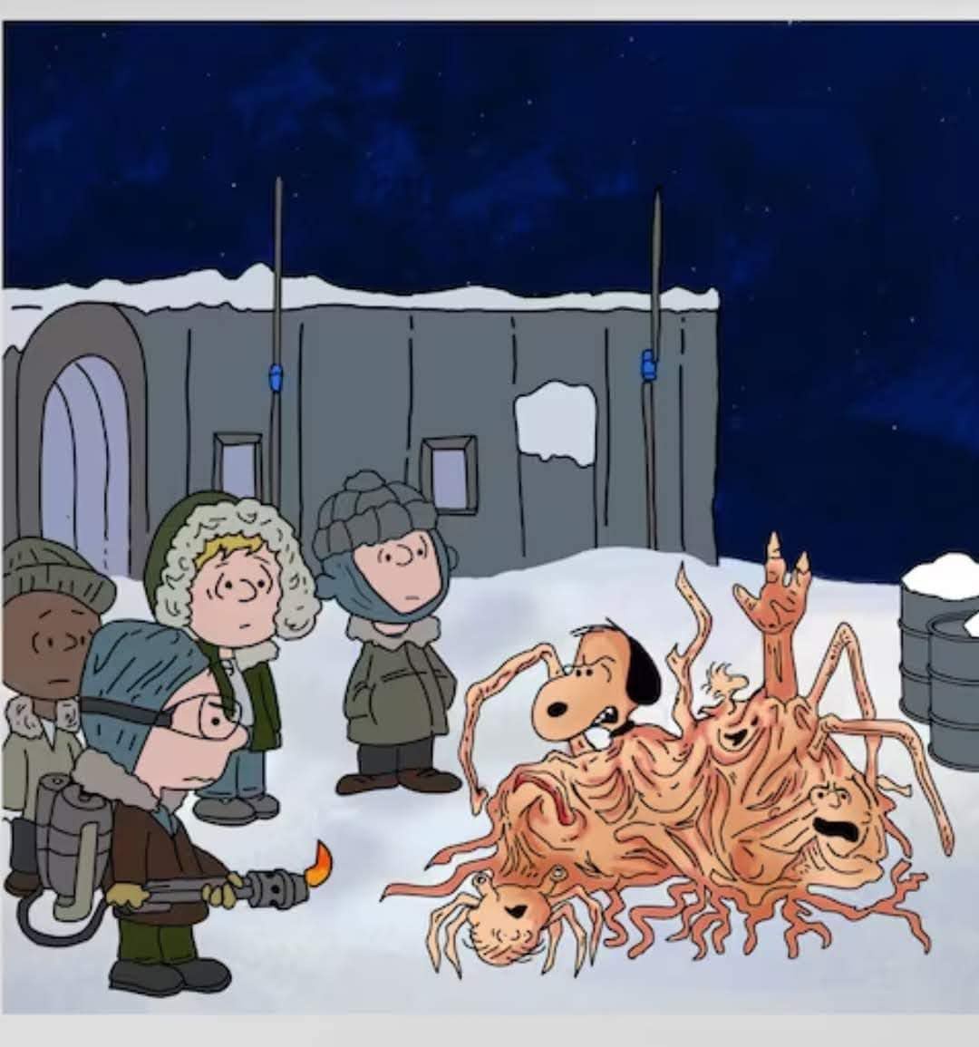 Charlie Brown, You're The Thing! A masterpiece by Steve Jencks of Scream Prints