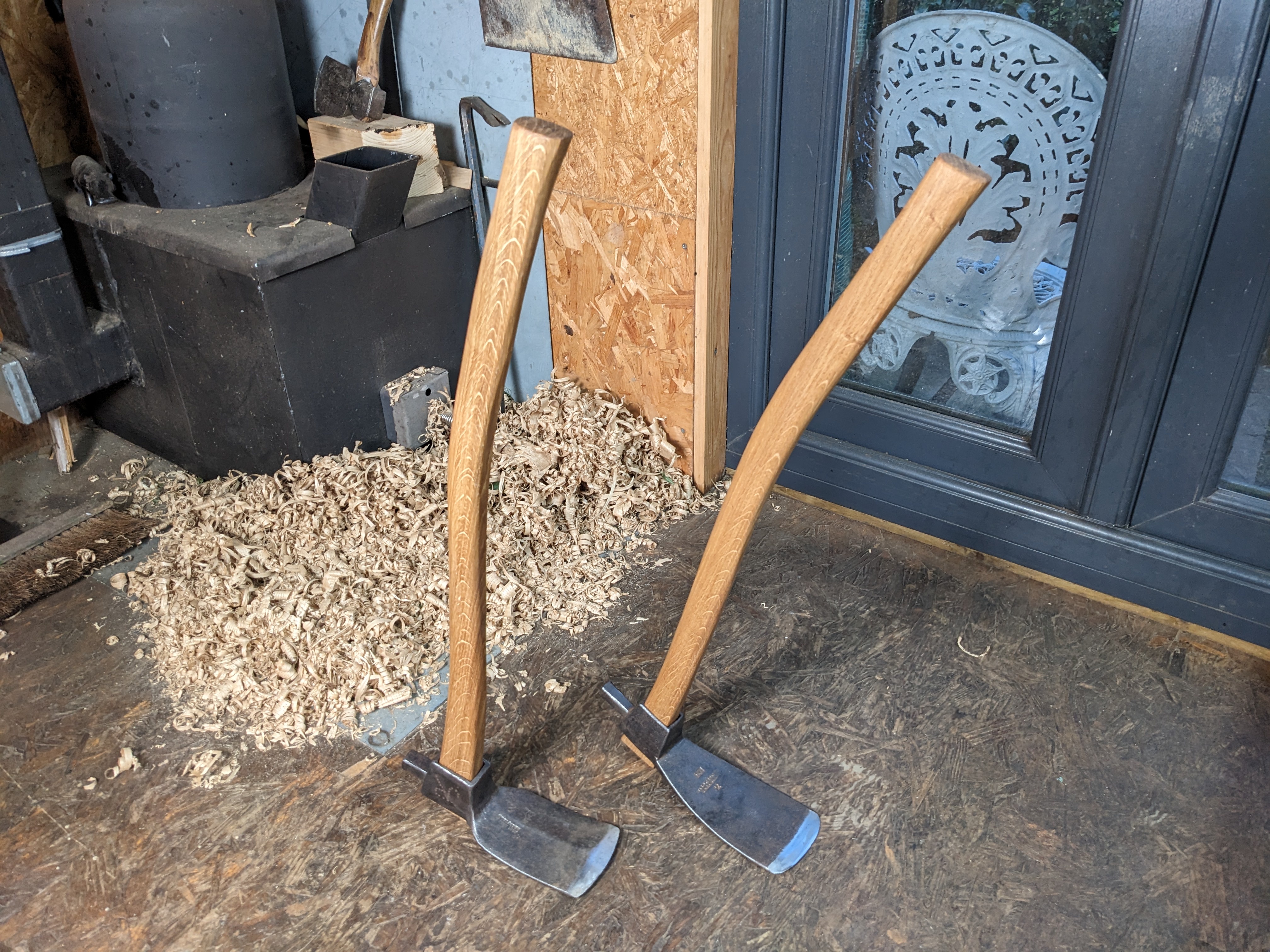 Check Out This Impressive Pair of Adzes!