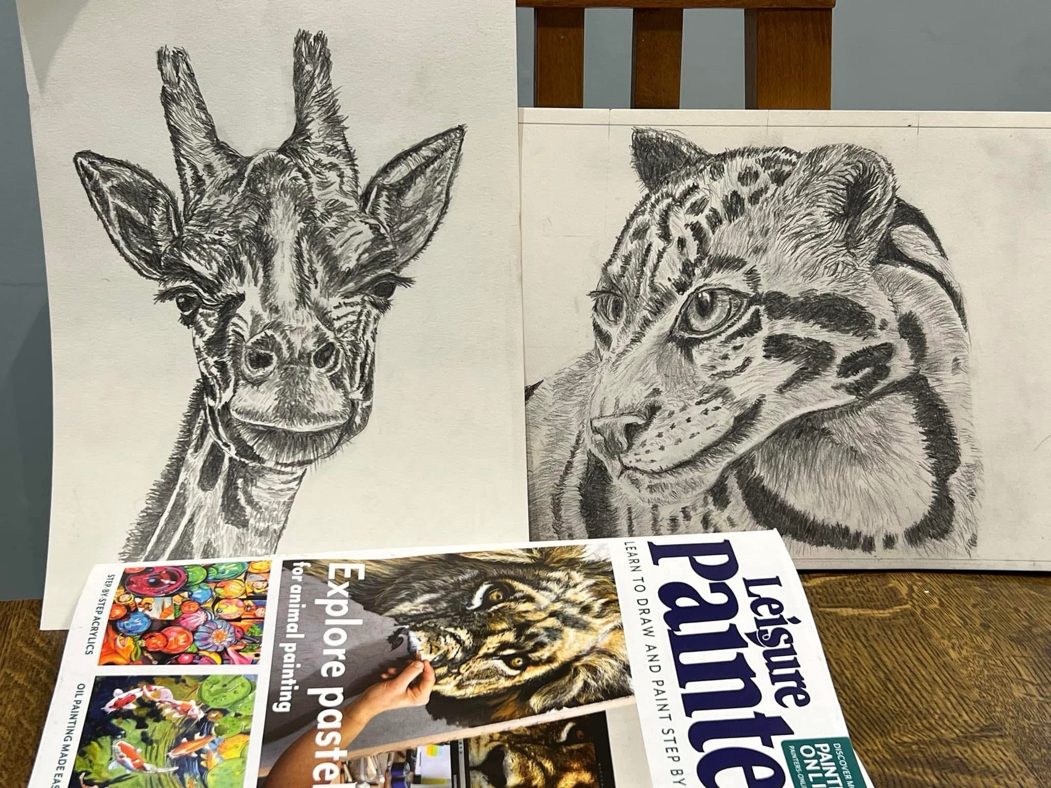 So proud of my mum's artistic journey and her amazing progress!