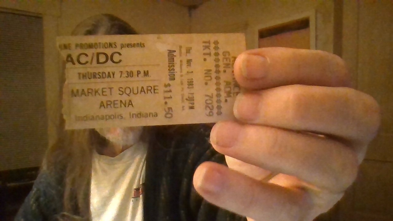 Throwback to November 1st, 1983: Who can share an even older ticket stub?