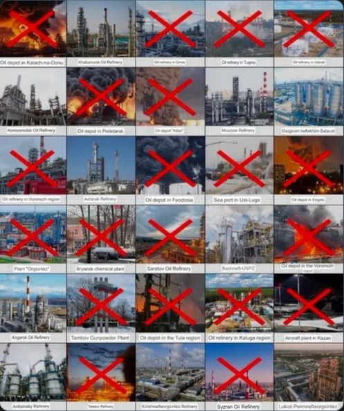 The Russian Oil Refinery Bingo is Coming to a Close Soon