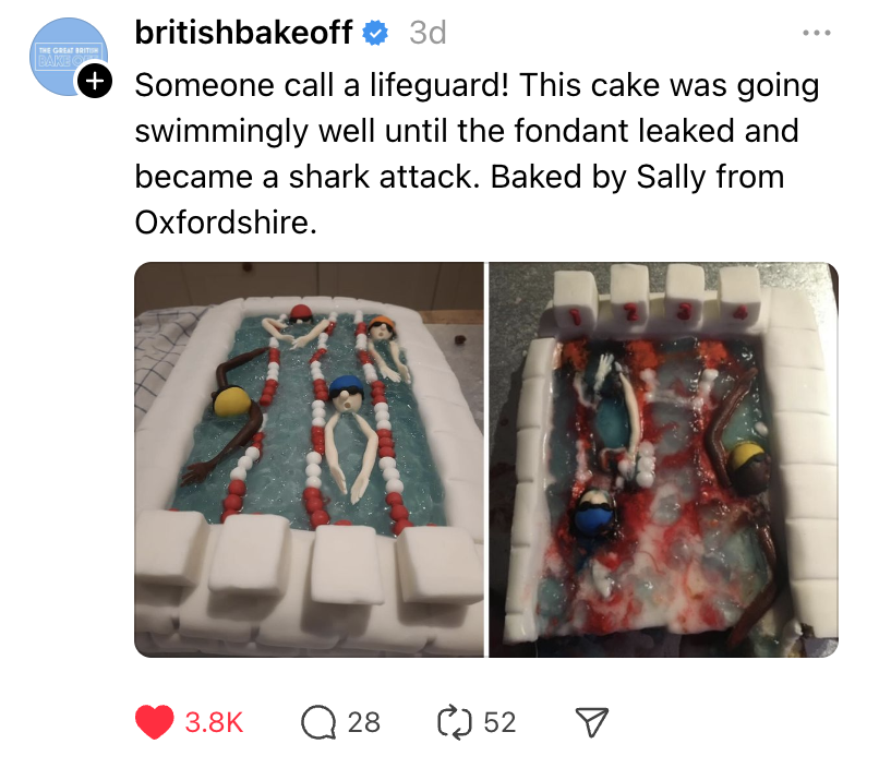 Disaster Strikes at the Baking Competition