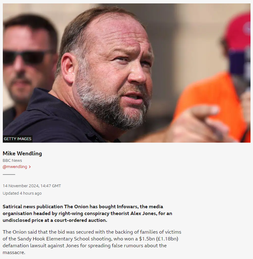 The Onion's Bold Move: Acquiring Alex Jones's Infowars at Auction