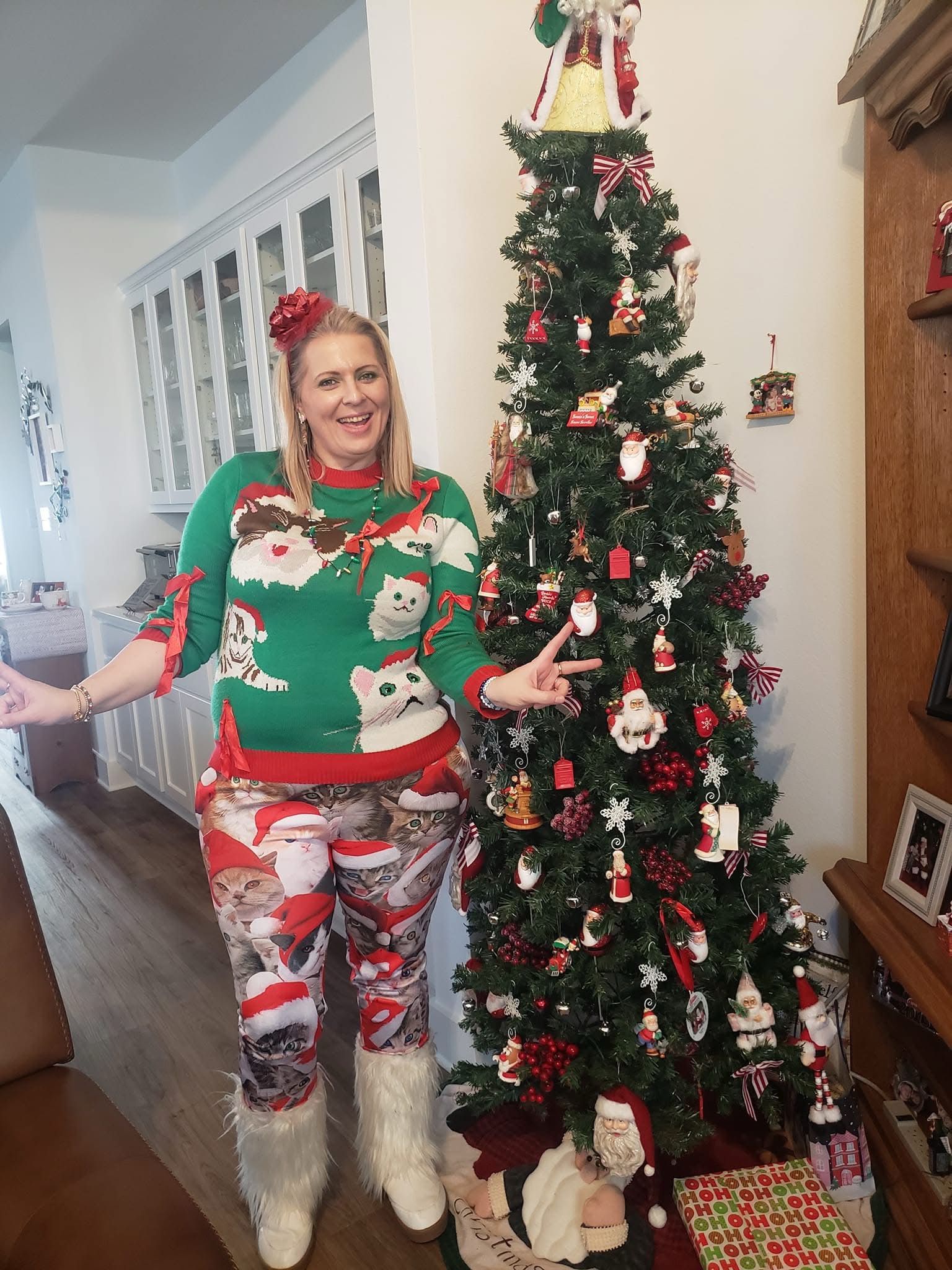 Sending Feline Festivities from Oklahoma: Merry Catmas!