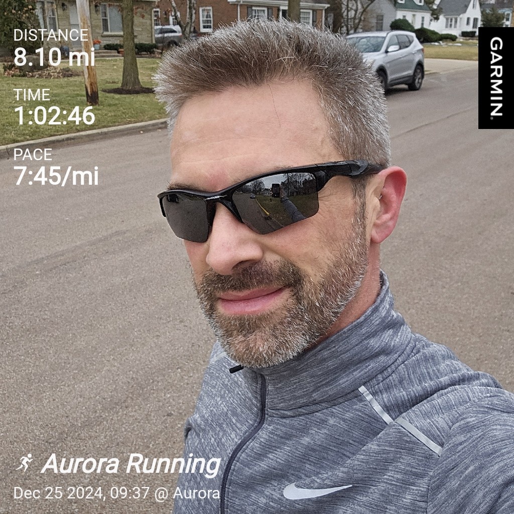Join me for the daily run, Christmas style!