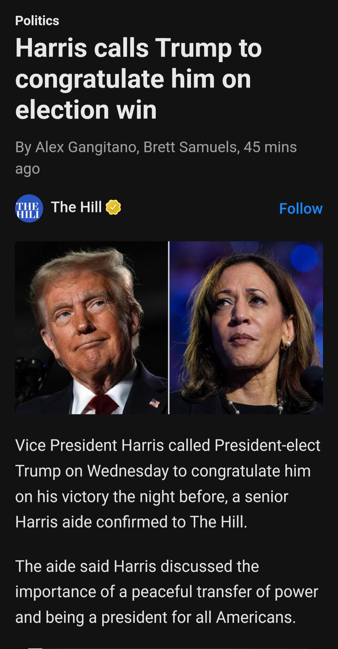 She was undeniably the stronger candidate.