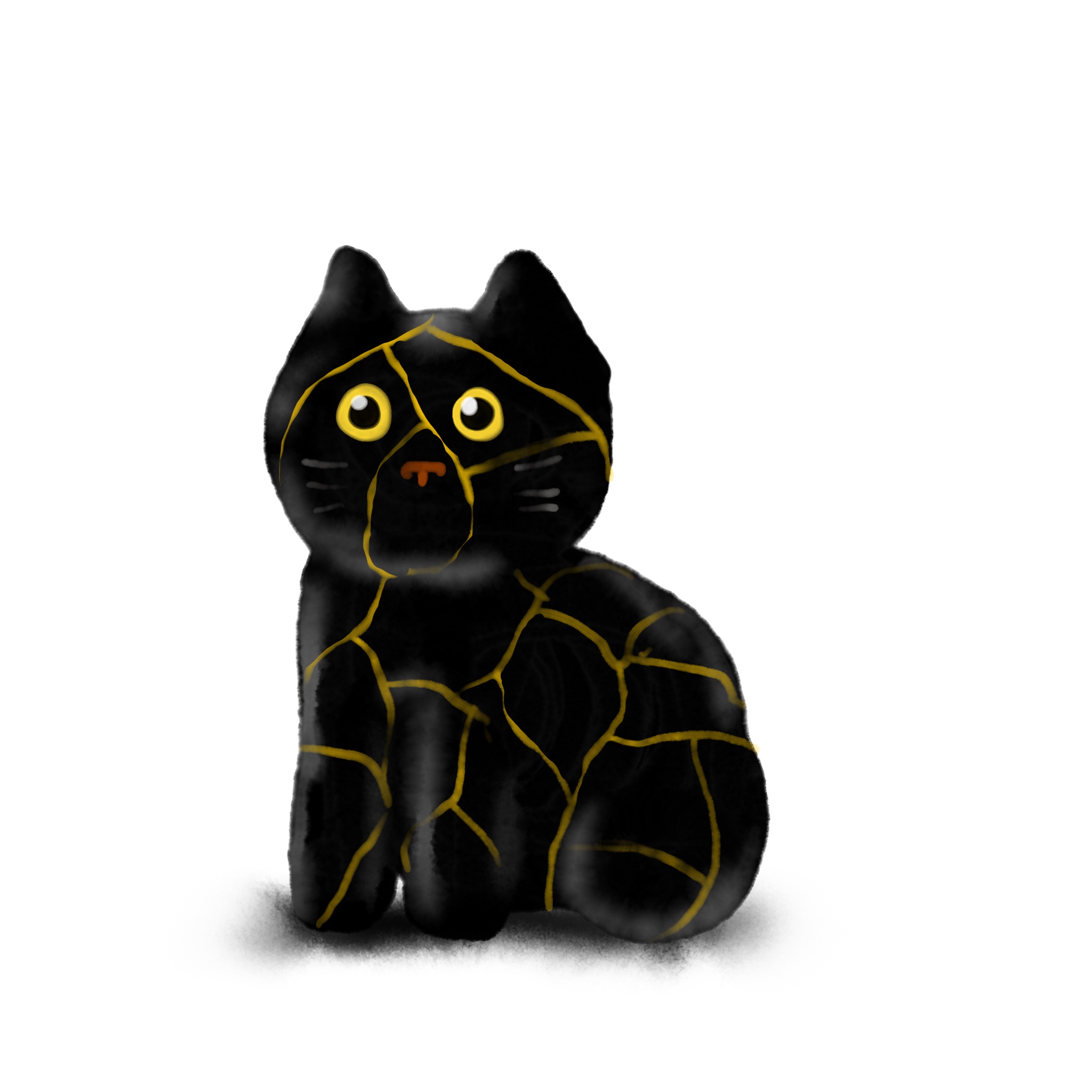 Meet the Kintsugi Cat: A Masterpiece of Imperfection