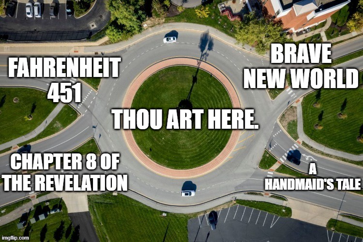 Americans and roundabouts: a love-hate relationship, mainly because we struggle to drive in a straight line.