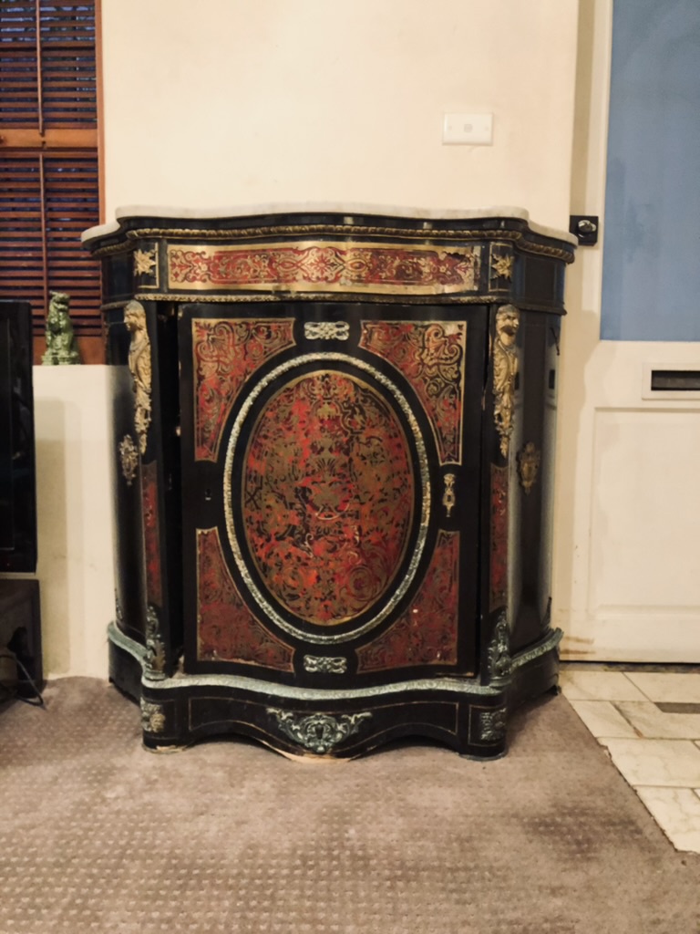 This 19th Century Ormalu Cabinet is in Rough Shape!