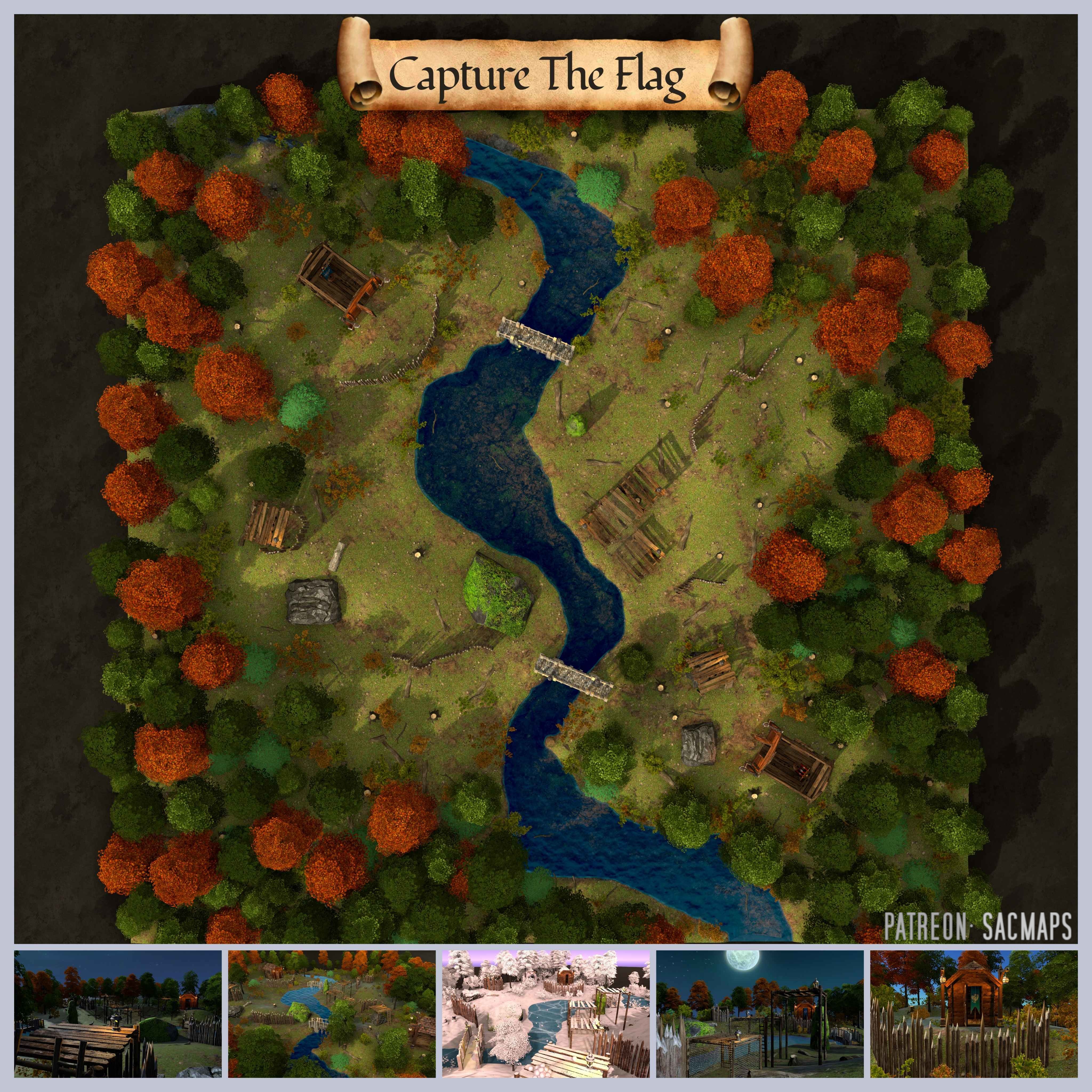 Capture the Flag: Free DnD and TTRPG Maps for Adventurers