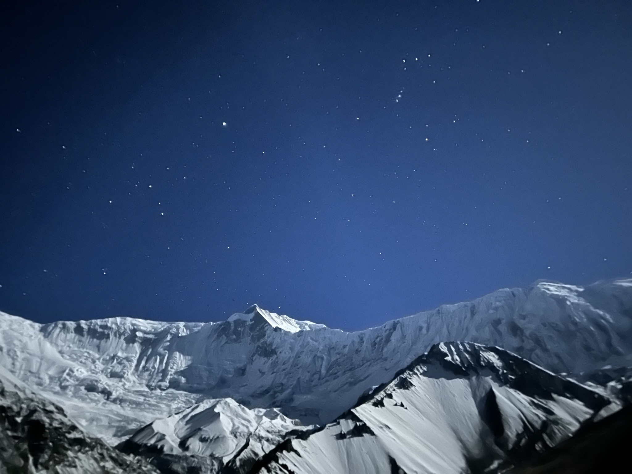 Breathtaking View of the Annapurna Range from Tilicho Base Camp