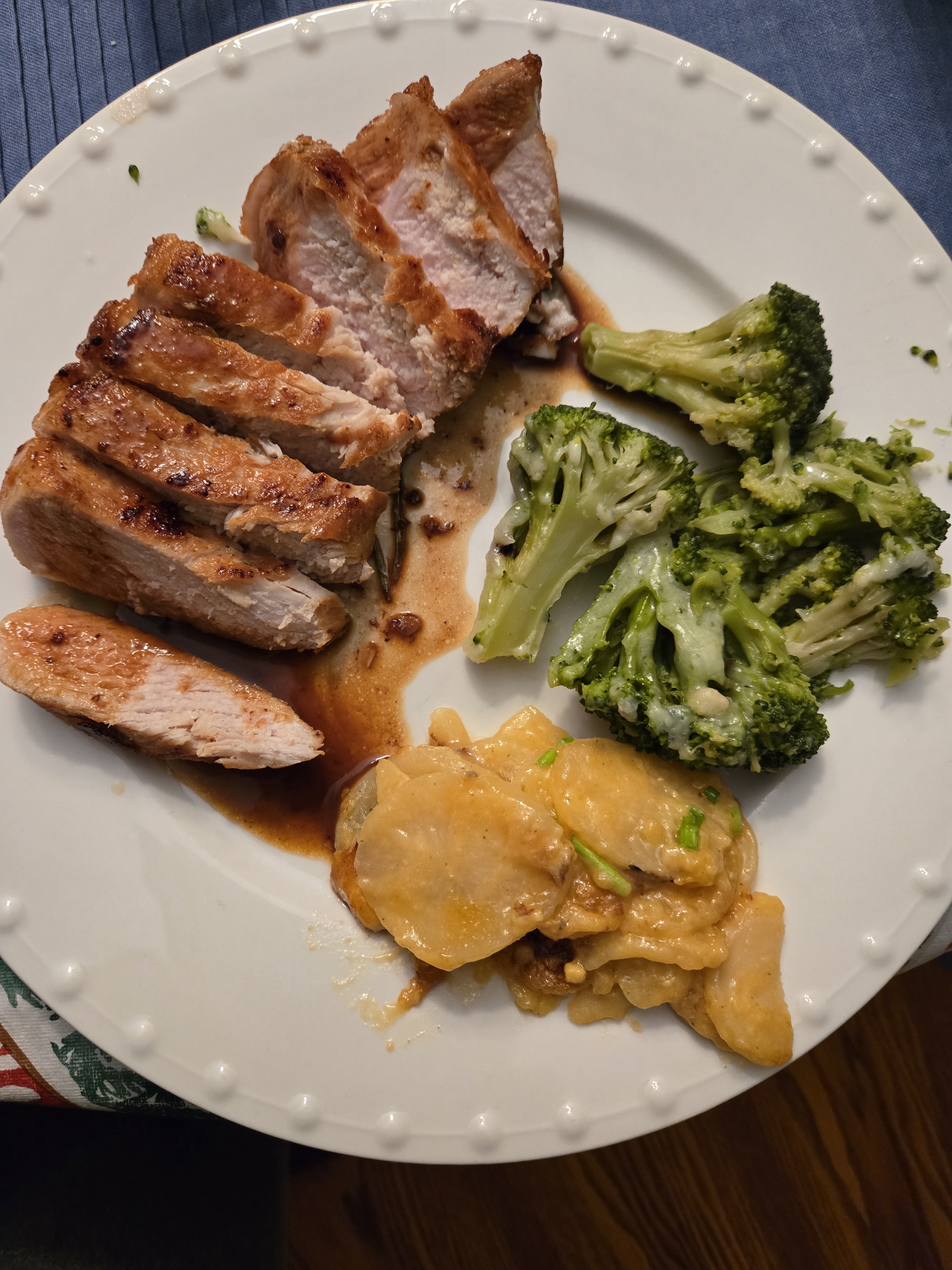 Savory Pork Chops Drenched in Rich Red Wine Sauce