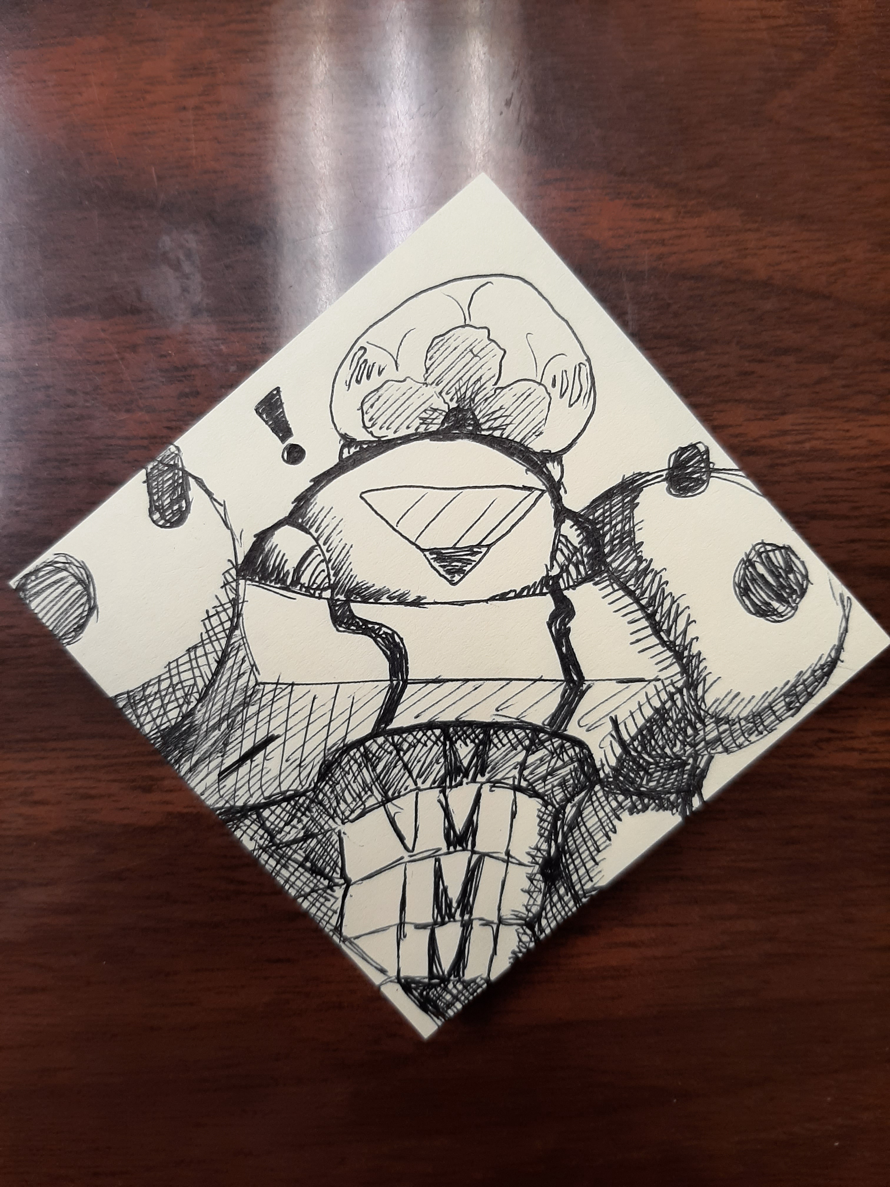 Samus made from Post-it Notes!