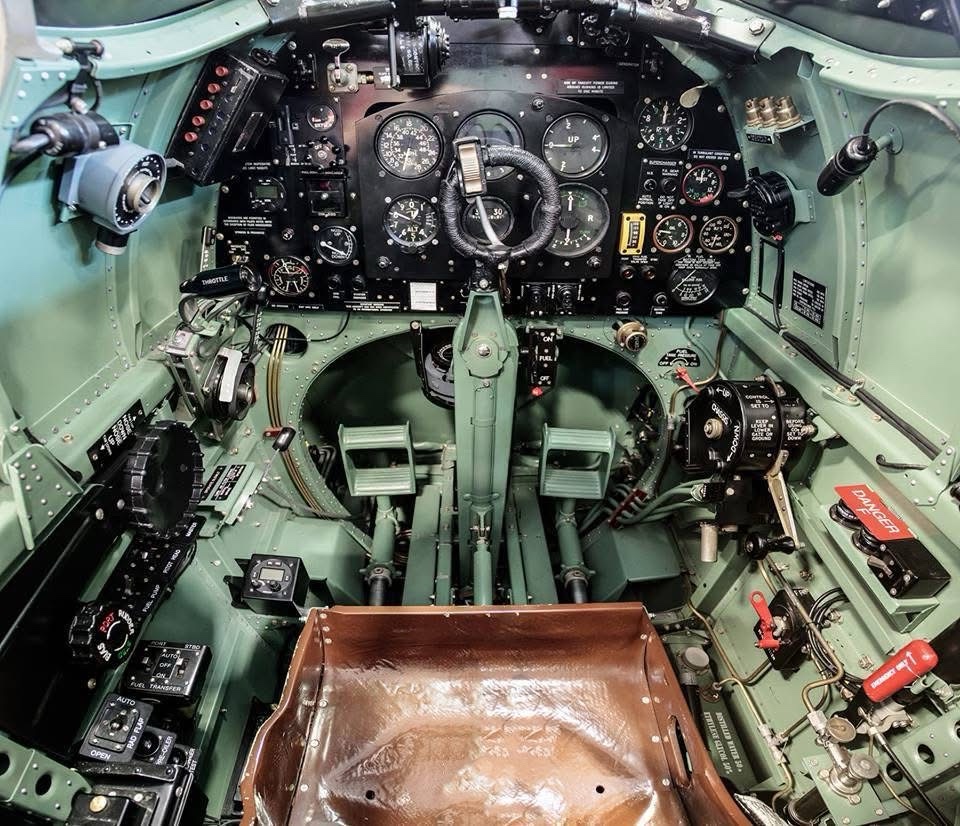 Inside the Cockpit of a Legendary RAF Supermarine Spitfire from WWII