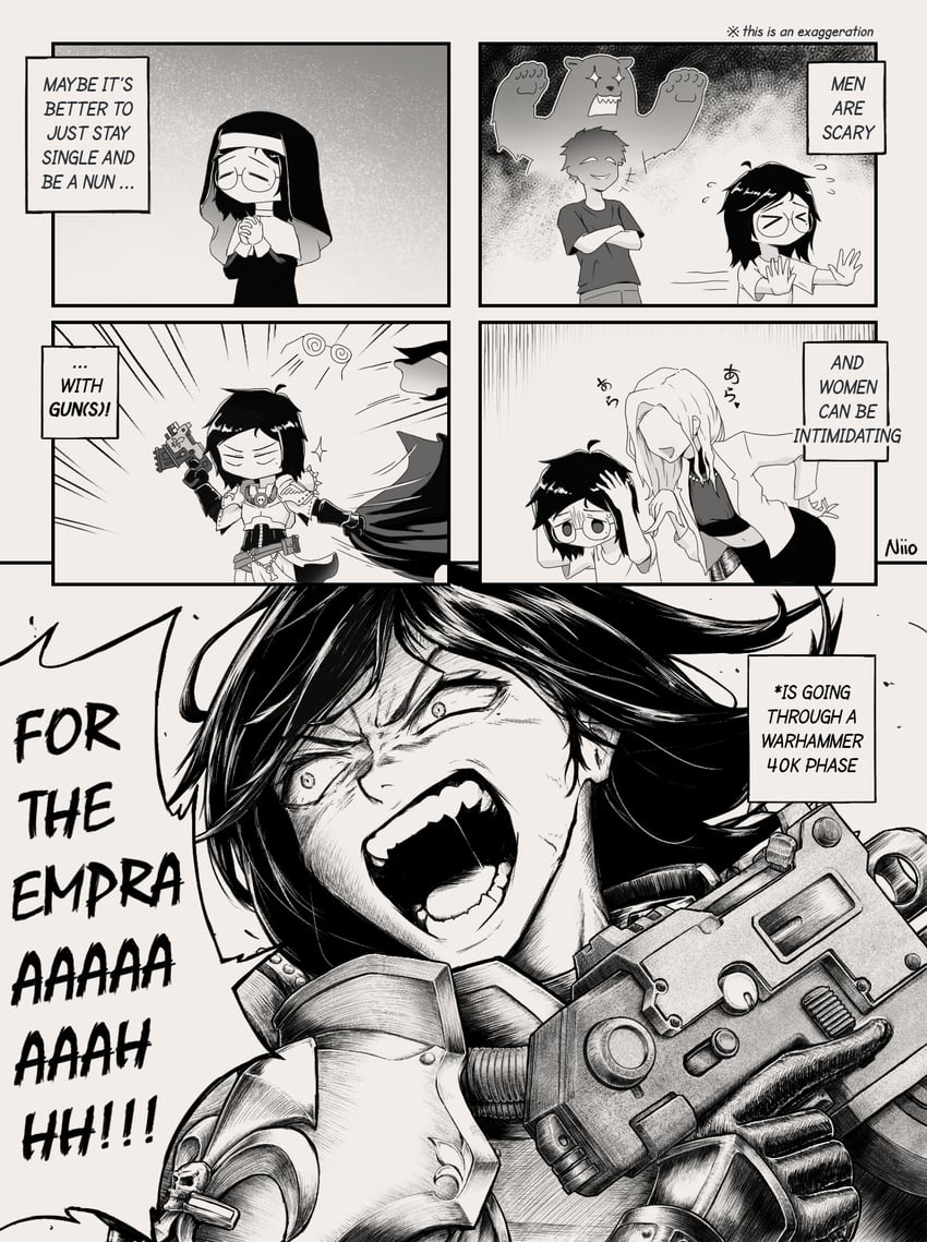 Even More Whimsical Warhammer 40k Comics Featuring Adepta Sororitas