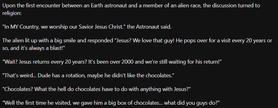 This actually makes more sense than anything I've ever encountered!