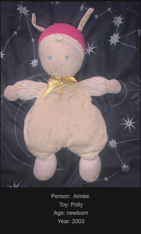 Day 850: Join Me on a Journey to My Nostalgic Toy Website - Meet Polly, Our Newest Friend!