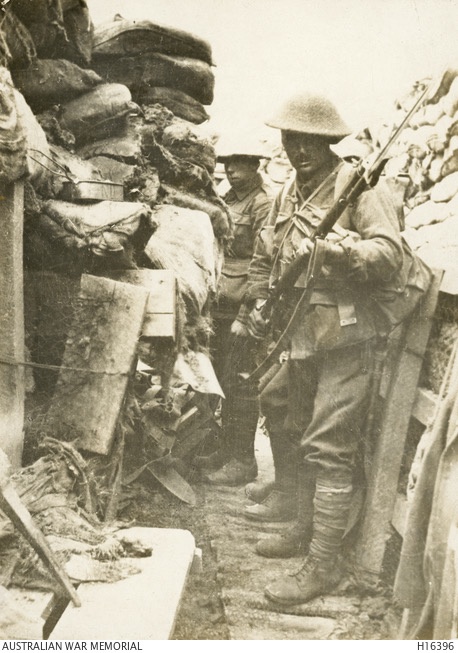 Australian Soldiers of the 53rd Battalion Moments Before the Attack at Fromelles