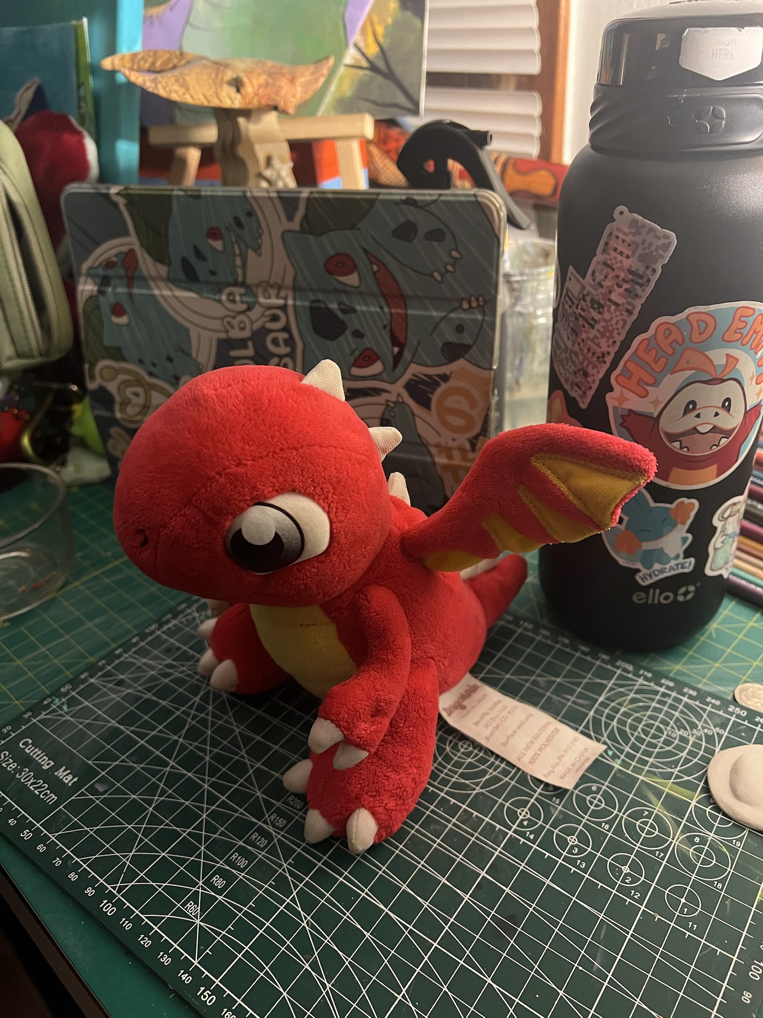 Adorable Baby Fire Dragon Plush Toy
