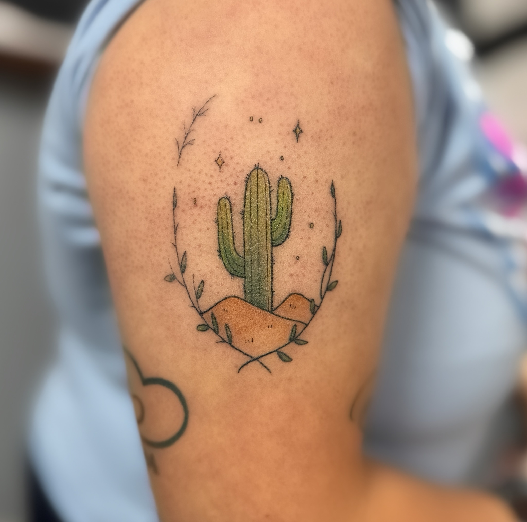 Desert Dream: A Cactus Tattoo That Heals