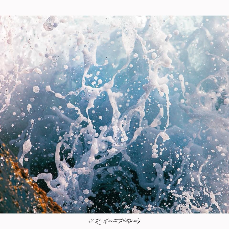 Epic wave splash moment