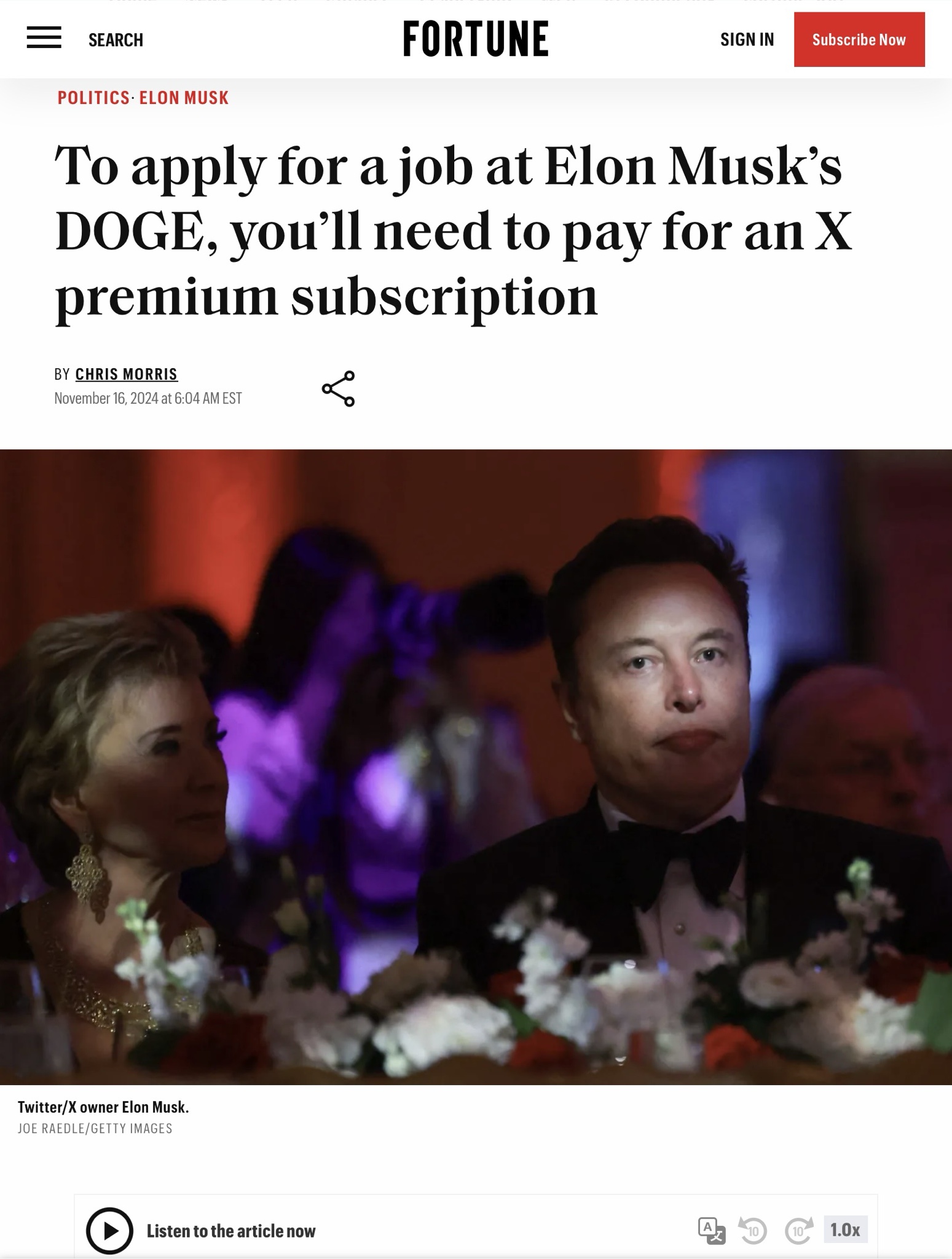 Imagine Paying Elon Musk to Work for the Government!