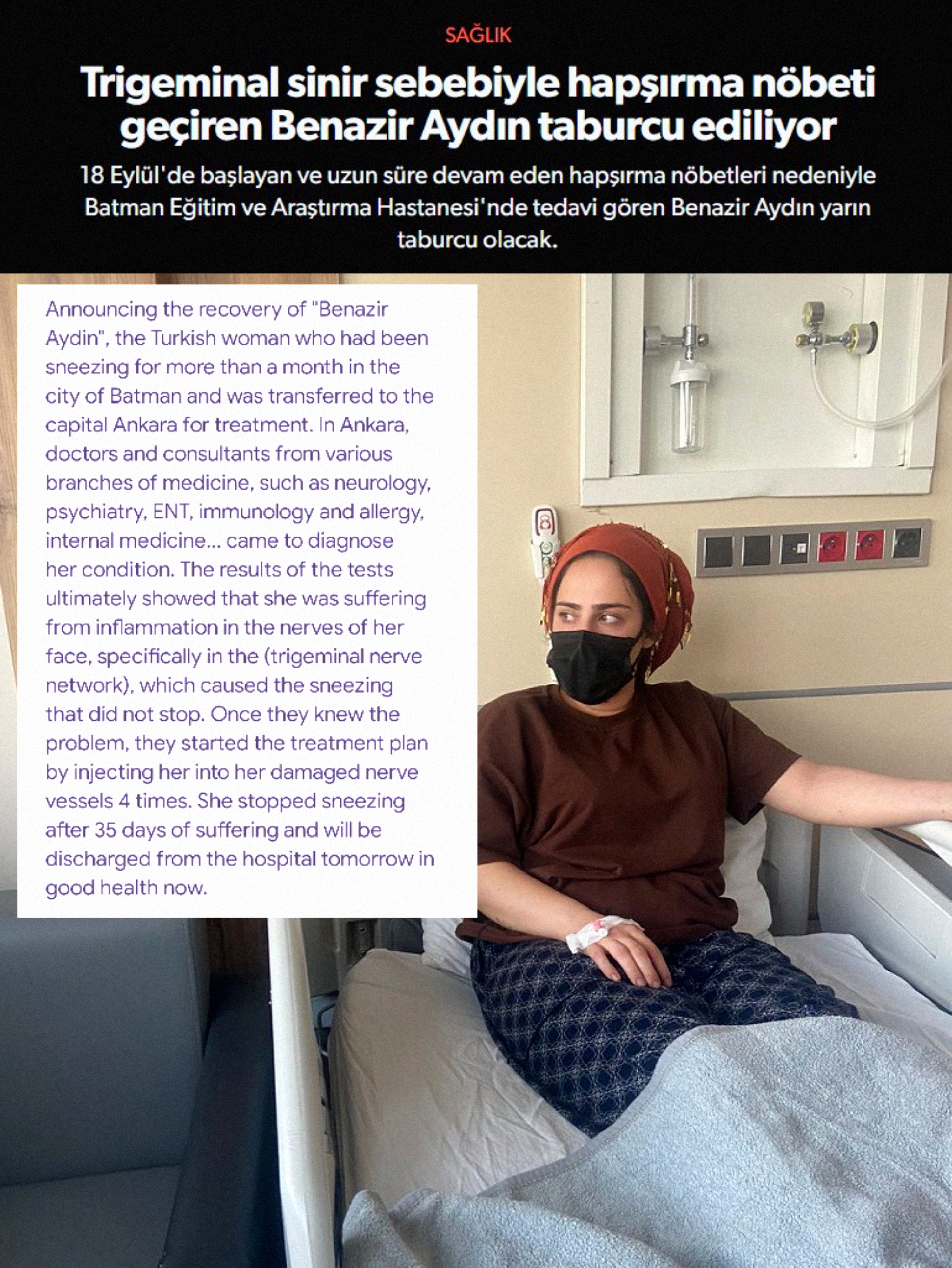 The Turkish Woman Who Couldn’t Stop Sneezing for Over a Month