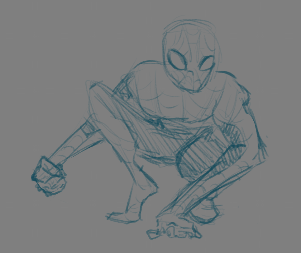 Check out my Spider-Man sketch!