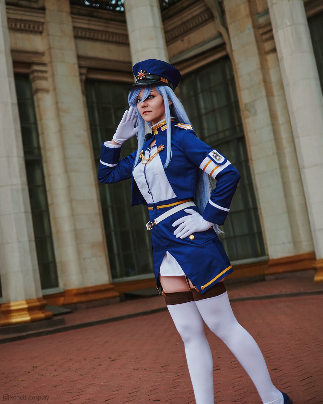 Stunning Cosplay of Vladilena Milize from the Anime 86: Eighty Six by Konelli