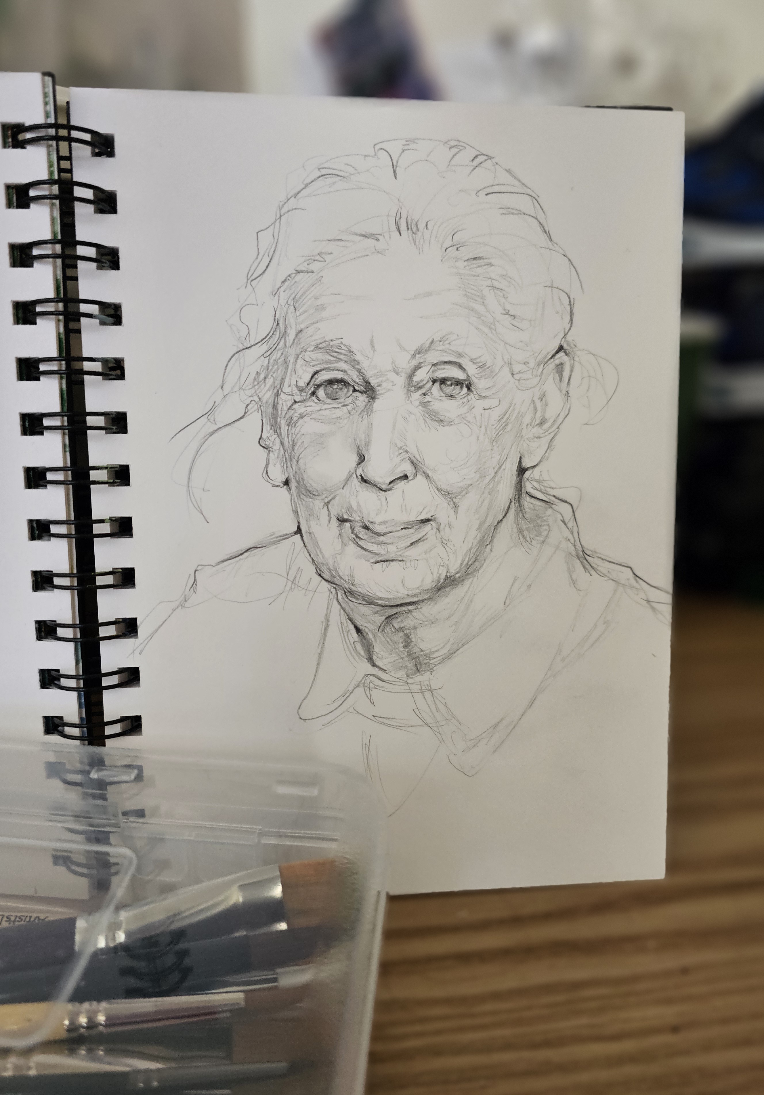 Today's Sketch: A Tribute to Jane Goodall