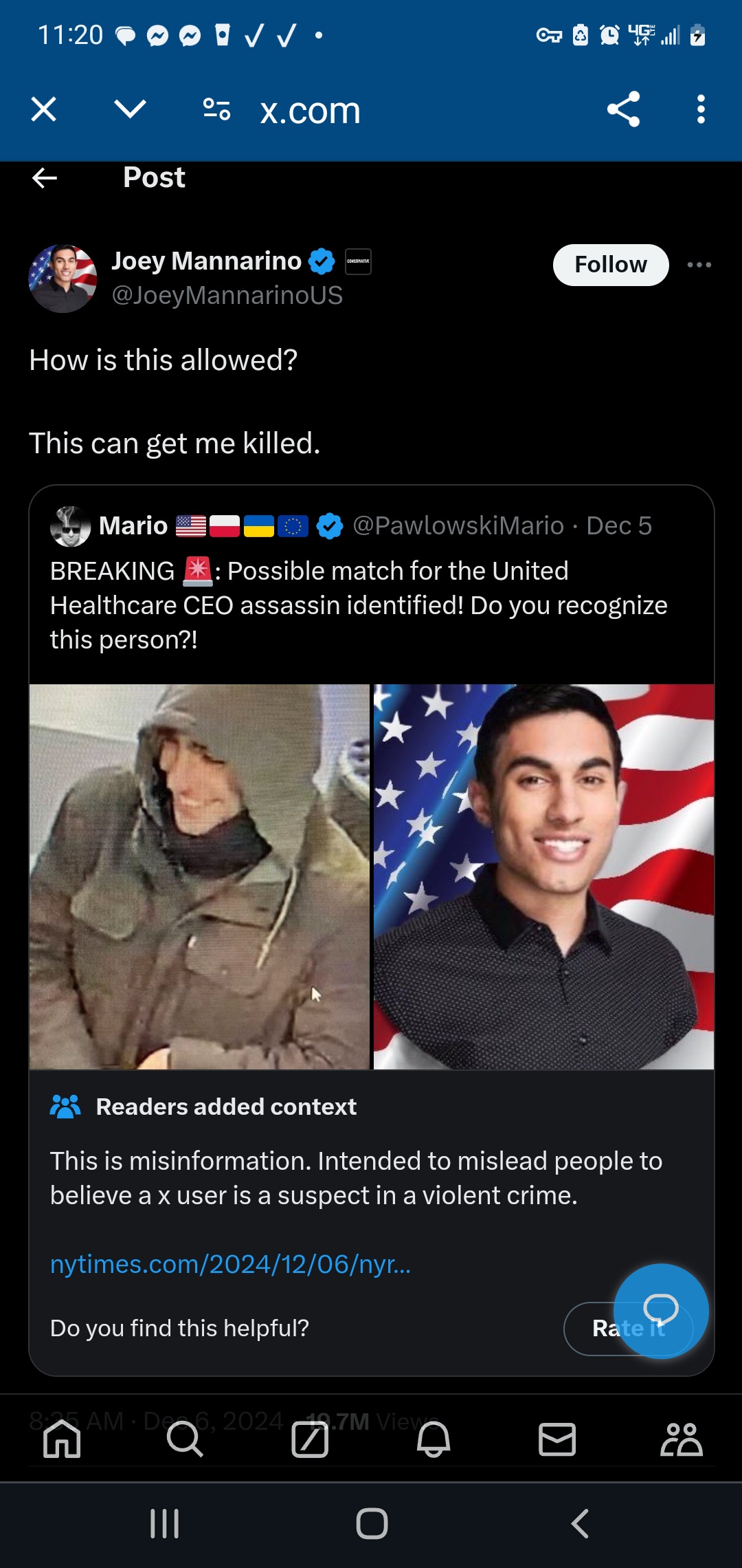 Oh, So Now Misinformation Isn't Considered Free Speech?