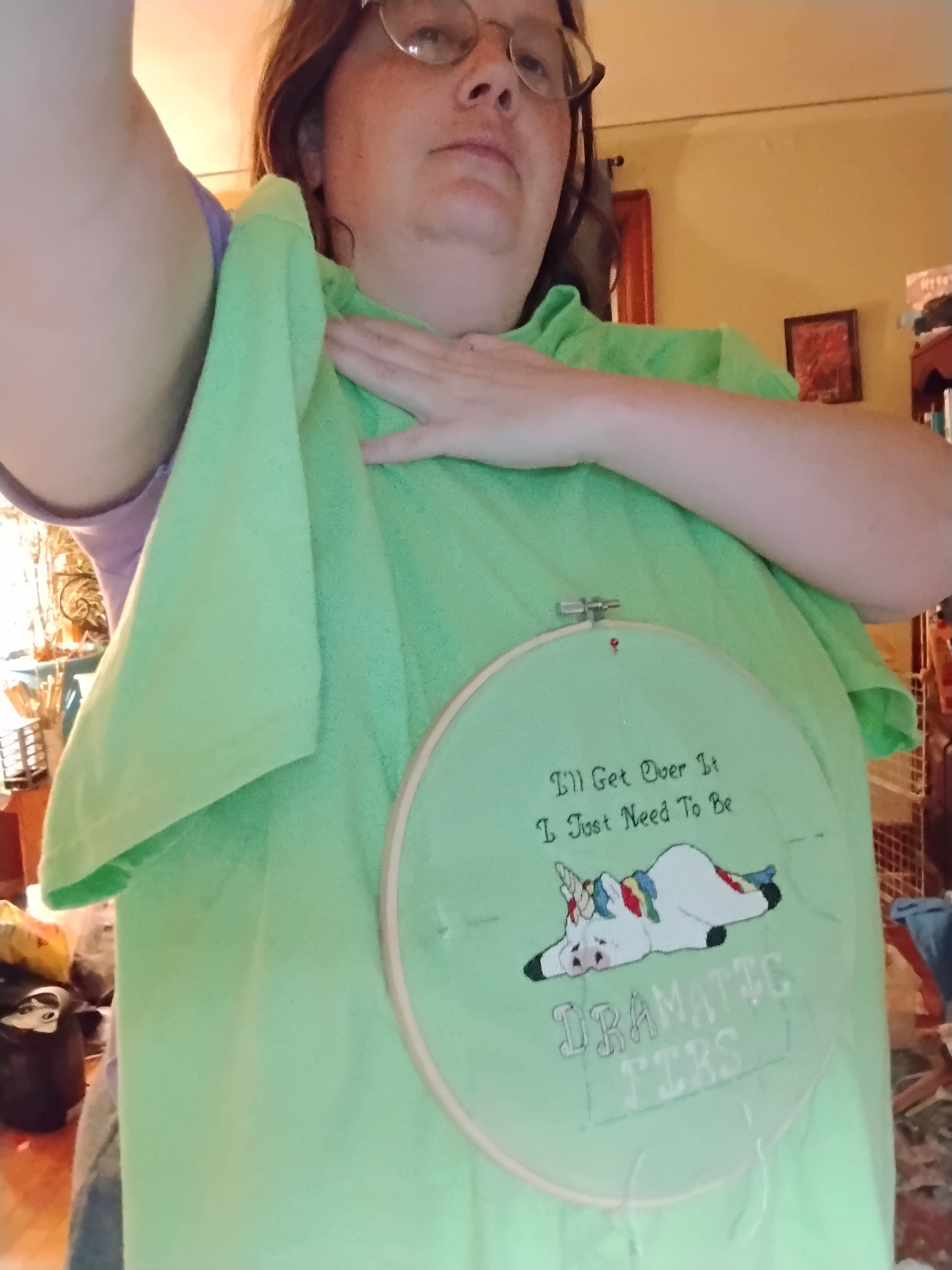 Seriously, Measure Twice Before You Stitch! It's Over My Stomach!