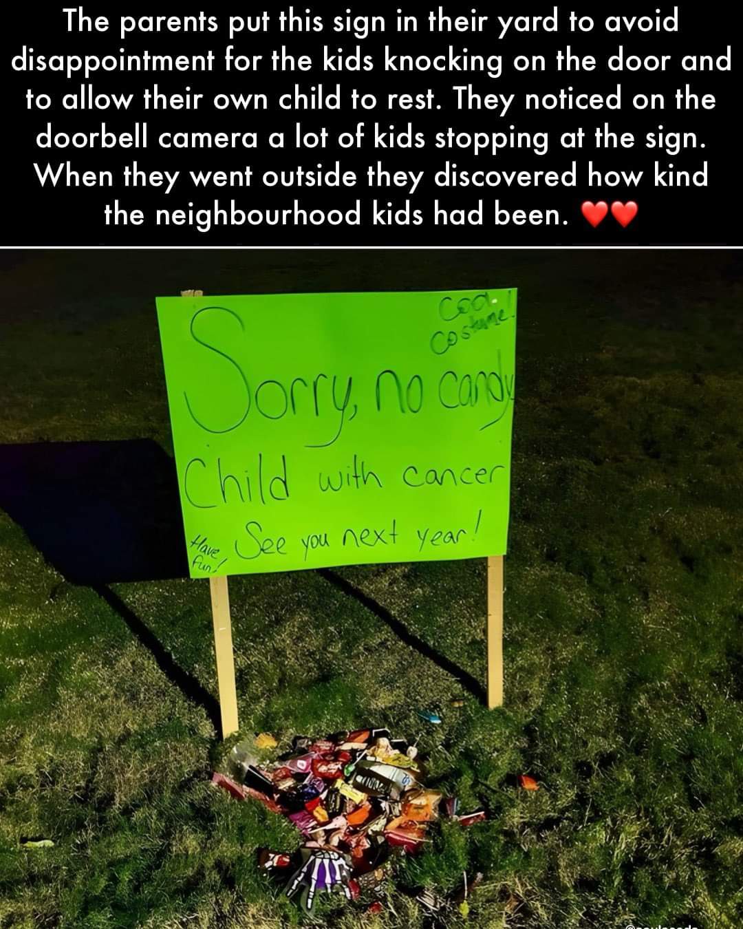 My Heart is Full! It's Amazing How the Smallest Acts of Kindness Can Touch Us Deeply. Wishing the Best for Their Child!