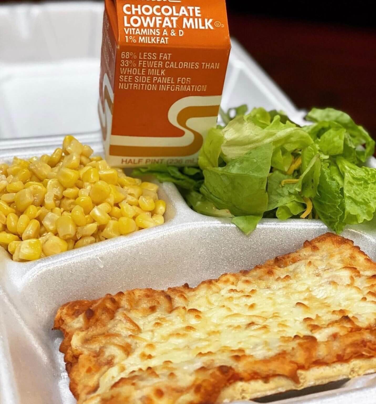 It's the Late '90s: Lunch Lady Serves Up Cheese-Covered Cardboard Pizza, Life is Good!