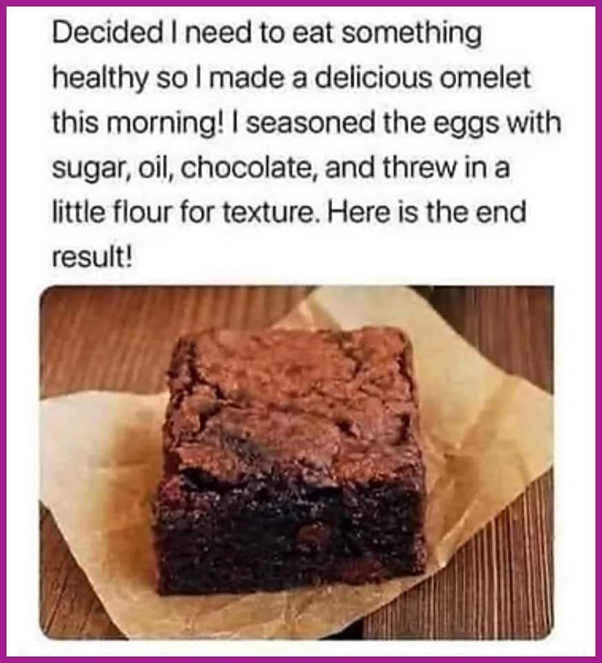 So, are we talking about 'special brownies' here?