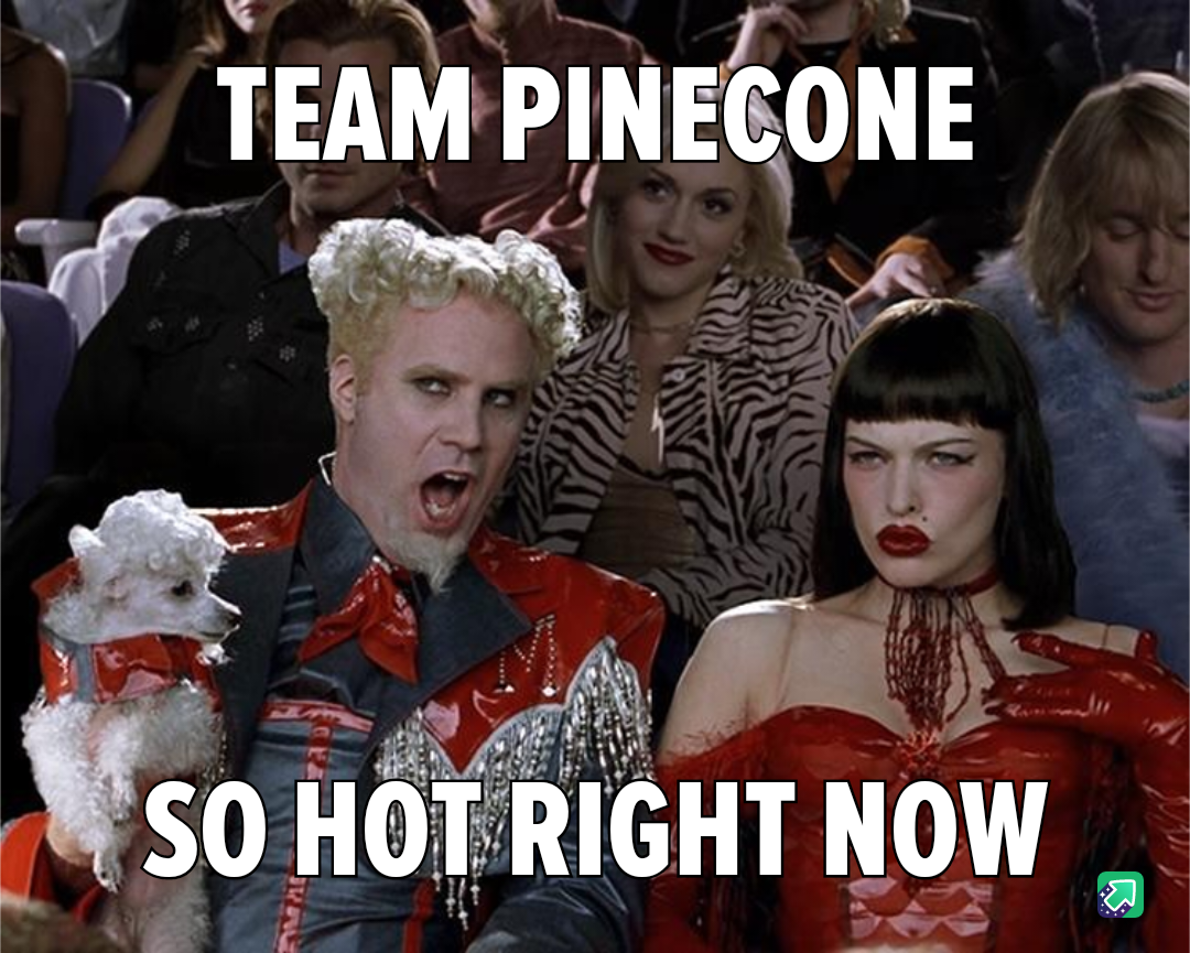 Let's rally for Team Pinecone, hooray!