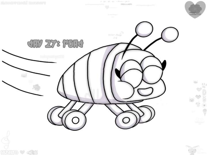 Inktober 2024 Day 27: Journey Down the Road