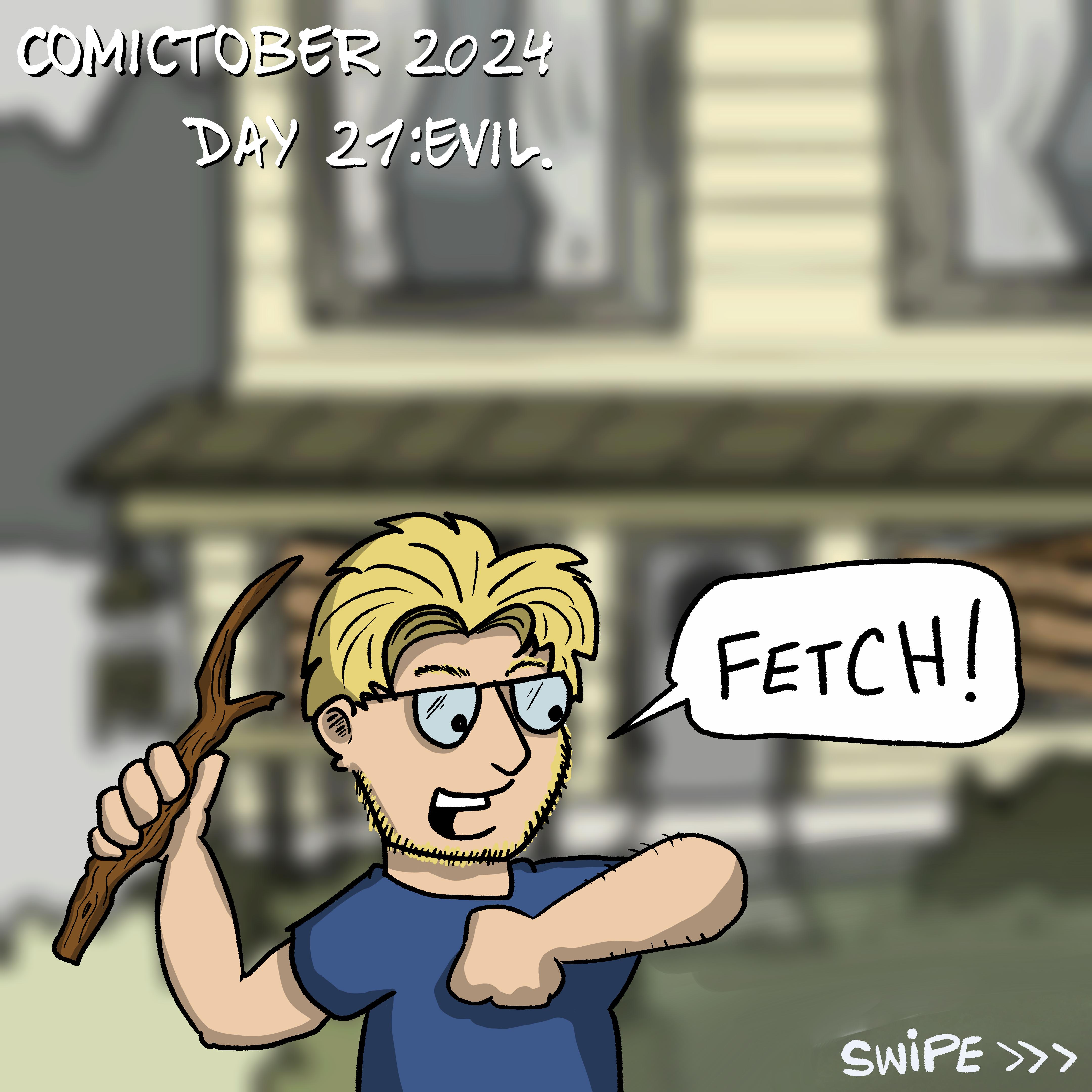 Comictober Day 21: Unleashing the EVIL Within (OC)(9 images)