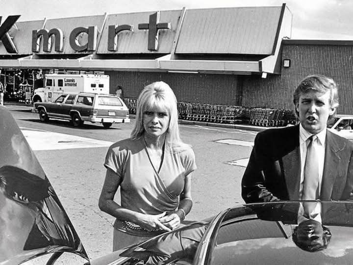 Throwback to Trump Shopping at Kmart in '91