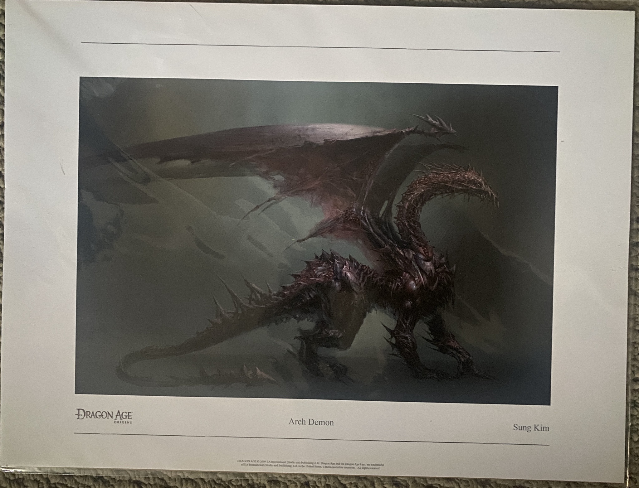 A Stunning Lithograph from Dragon Age Origins